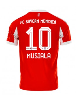 Moški Nogometna dresi replika Bayern Munich Jamal Musiala #10 Domači 2025-26 Kratek rokav
